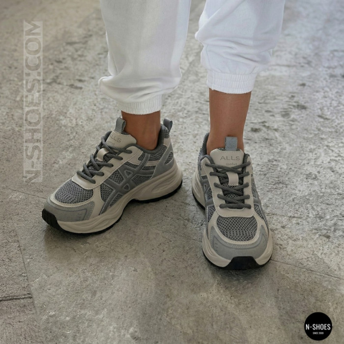 Кроссовки Allsy 208433 tt-105 Lonza grey 6164 в стиле GEL-Kayano 14