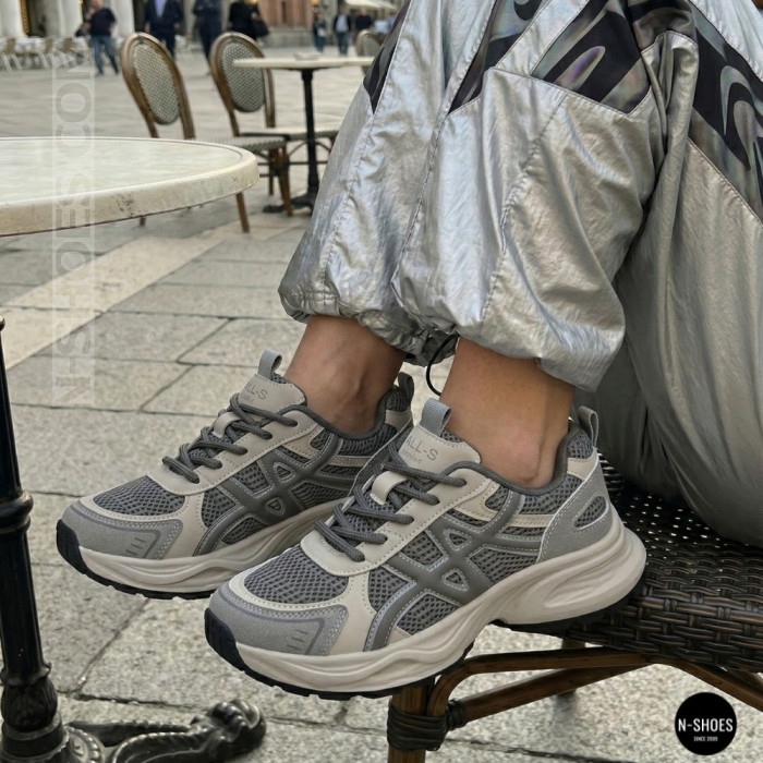 Кроссовки Allsy 208433 tt-105 Lonza grey 6164 в стиле GEL-Kayano 14