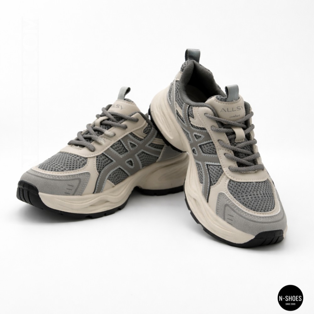 Кросівки Allsy 208433 tt-105 Lonza grey 6164 (стиль GEL-Kayano 14)