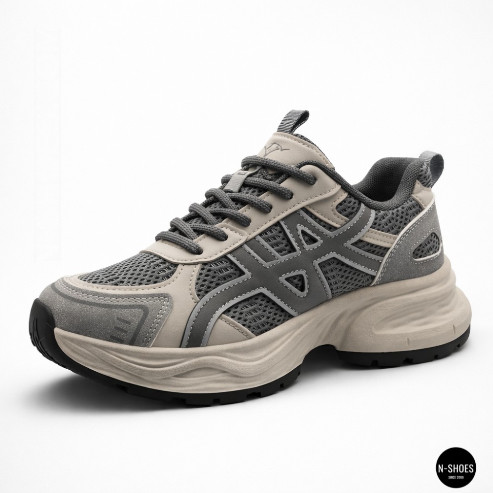 Кросівки Allsy 208433 tt-105 Lonza grey 6164 (стиль GEL-Kayano 14)