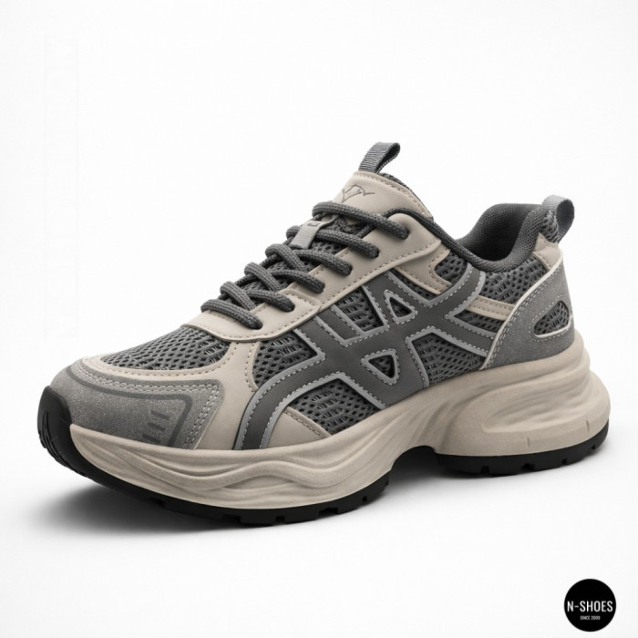 Кроссовки Allsy 208433 tt-105 Lonza grey 6164 в стиле GEL-Kayano 14