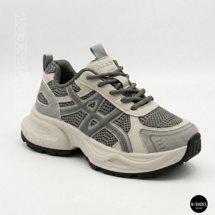 Кроссовки Allsy 208433 tt-105 Lonza grey 6164 в стиле GEL-Kayano 14