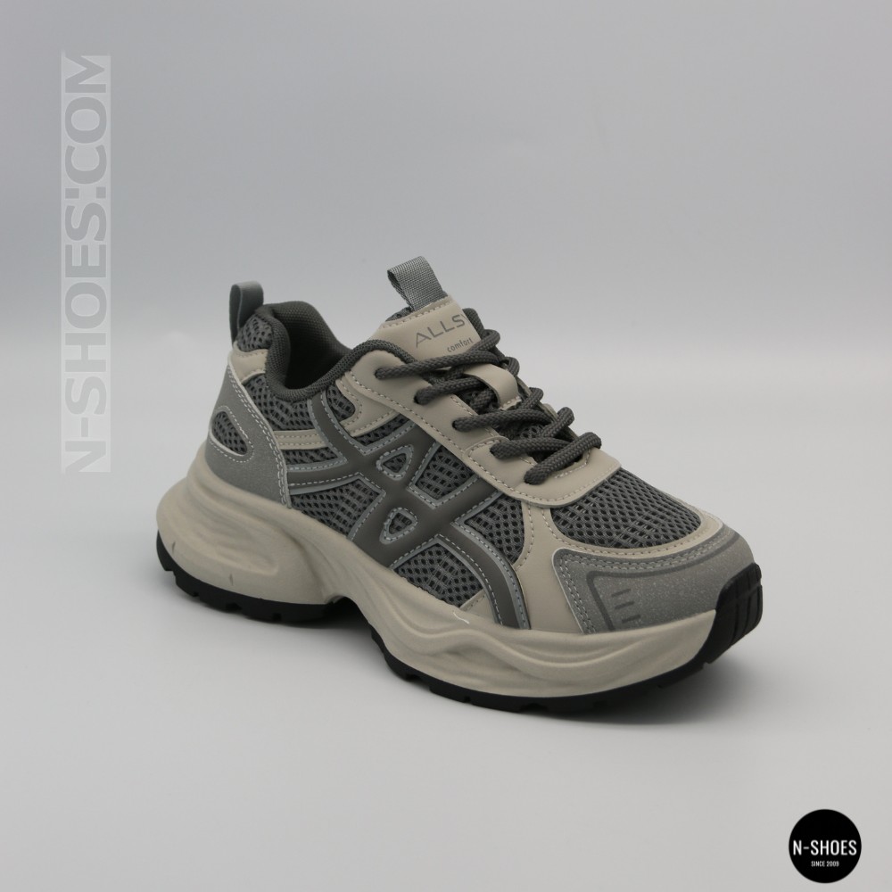 Кросівки Allsy 208433 tt-105 Lonza grey 6164 (стиль GEL-Kayano 14)