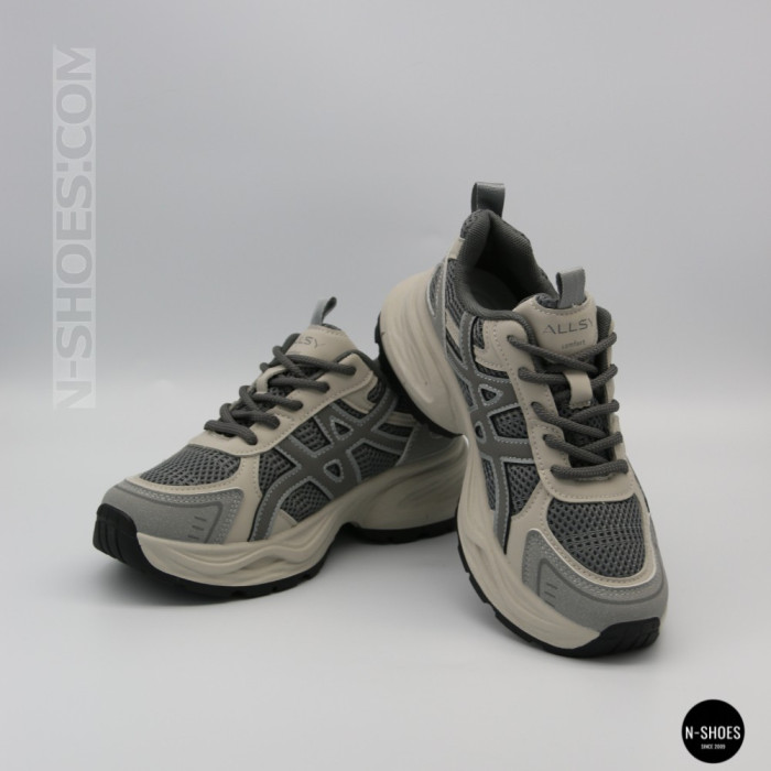 Кроссовки Allsy 208433 tt-105 Lonza grey 6164 в стиле GEL-Kayano 14