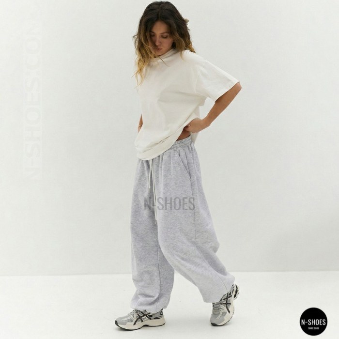 Жіночі сірі кросівки Allsy 209784 t25675 Lonza 212533 grey 6166 у стилі ASICS GEL