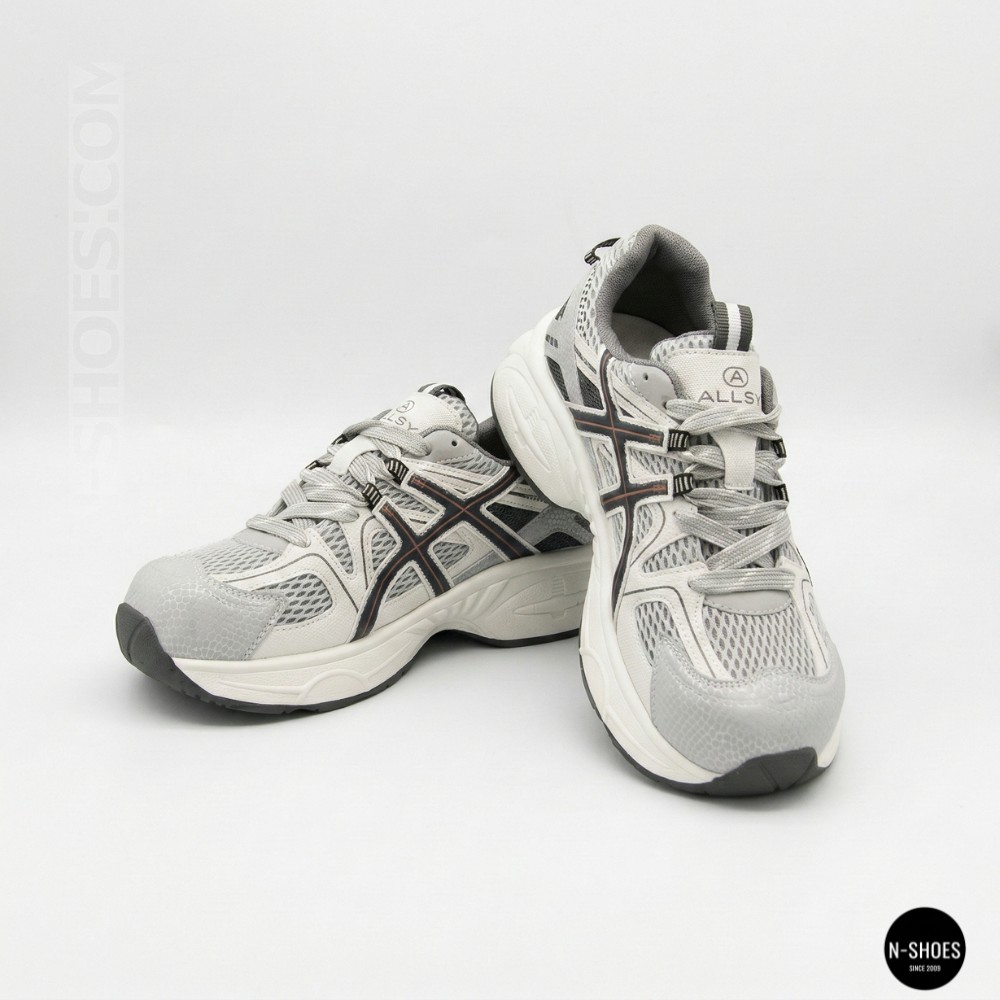 Жіночі сірі кросівки Allsy 209784 t25675 Lonza grey 6166 у стилі ASICS GEL