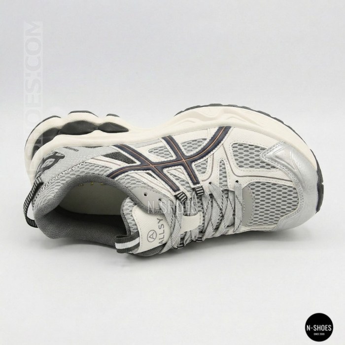 Жіночі сірі кросівки Allsy 209784 t25675 Lonza 212533 grey 6166 у стилі ASICS GEL