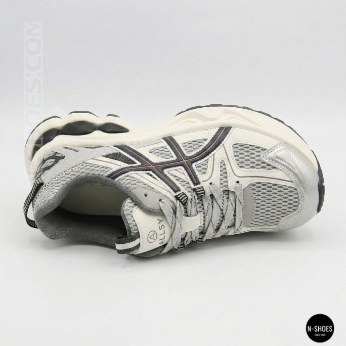 Женские серые кроссовки Allsy 209784 t25675 Lonza 212533 grey 6166 в стиле ASICS GEL