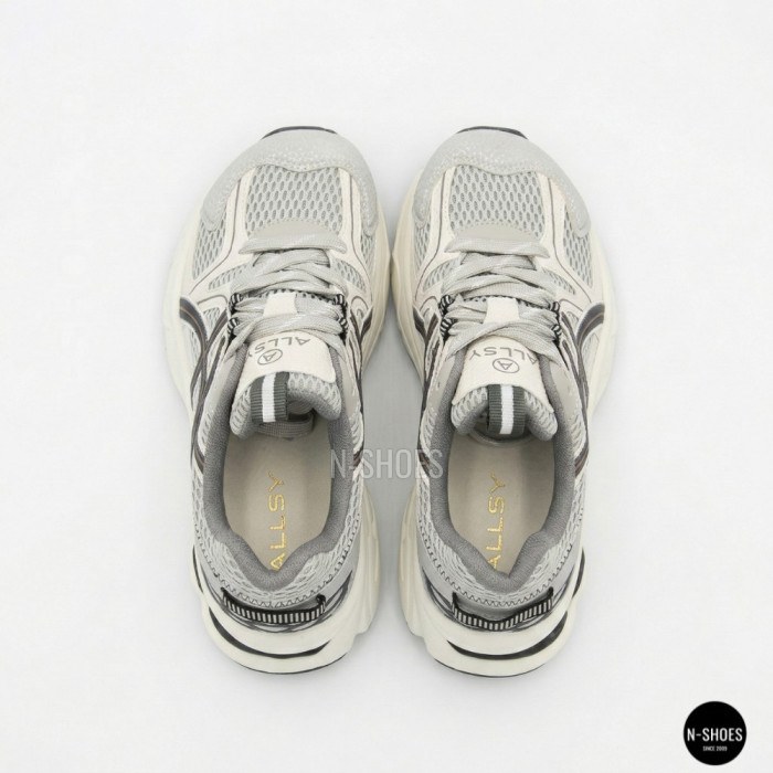Жіночі сірі кросівки Allsy 209784 t25675 Lonza 212533 grey 6166 у стилі ASICS GEL
