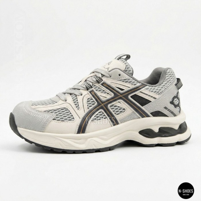 Жіночі сірі кросівки Allsy 209784 t25675 Lonza 212533 grey 6166 у стилі ASICS GEL