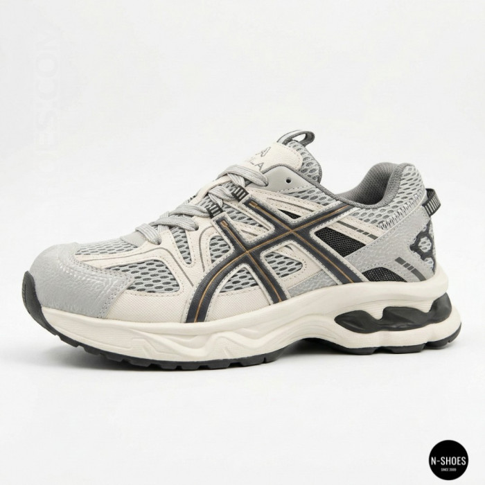 Женские серые кроссовки Allsy 209784 t25675 Lonza 212533 grey 6166 в стиле ASICS GEL