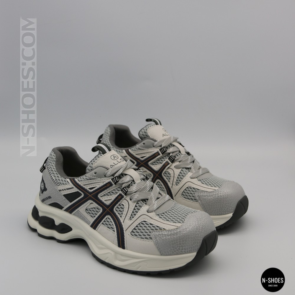 Жіночі сірі кросівки Allsy 209784 t25675 Lonza grey 6166 у стилі ASICS GEL