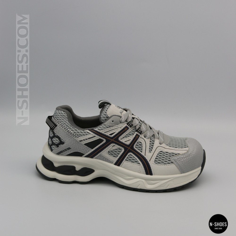 Жіночі сірі кросівки Allsy 209784 t25675 Lonza grey 6166 у стилі ASICS GEL