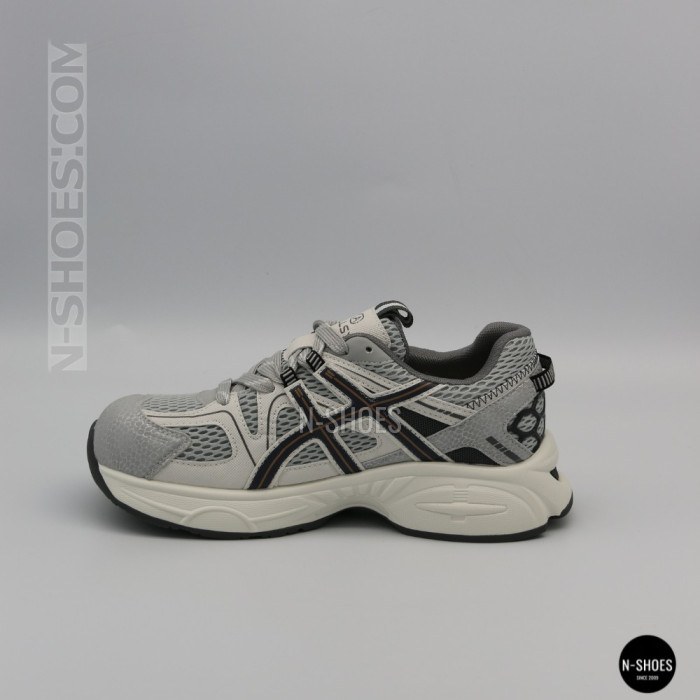 Жіночі сірі кросівки Allsy 209784 t25675 Lonza 212533 grey 6166 у стилі ASICS GEL