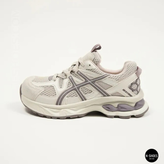 Женские серые кроссовки Allsy 209784 t25675 Lonza 212533 grey 6166 в стиле ASICS GEL