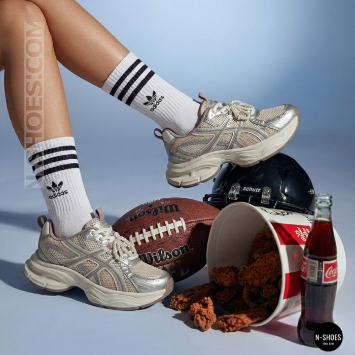 Allsy Lonza 206901 yr17-1 silver 6167 Women's Sneakers Asics Style