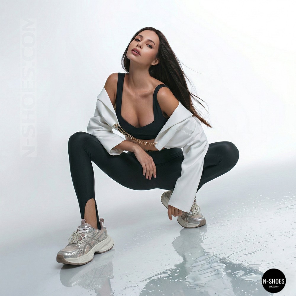 Жіночі кросівки Allsy 206901 yr17-1 lonza silver 6167 у стилі Asics