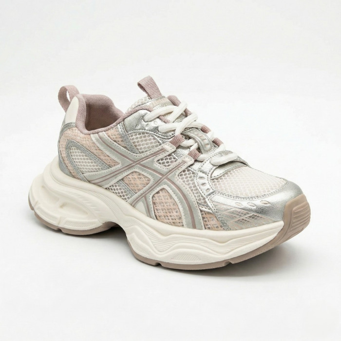 Allsy Lonza 206901 yr17-1 silver 6167 Women's Sneakers Asics Style