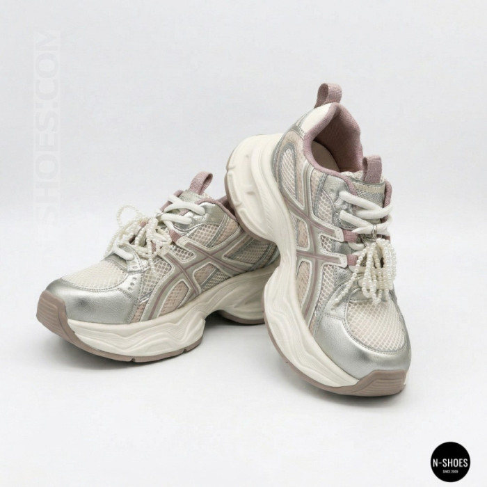 Allsy Lonza 206901 yr17-1 silver 6167 Women's Sneakers Asics Style