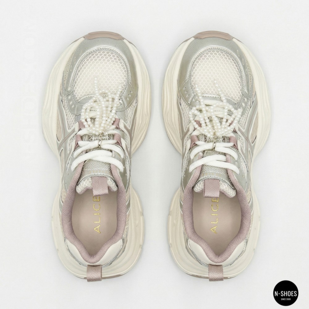 Жіночі кросівки Allsy 206901 yr17-1 lonza silver 6167 у стилі Asics