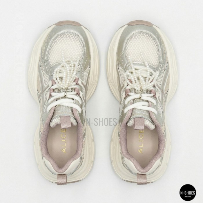 Жіночі кросівки Allsy 206901 yr17-1 lonza silver 6167 у стилі Asics
