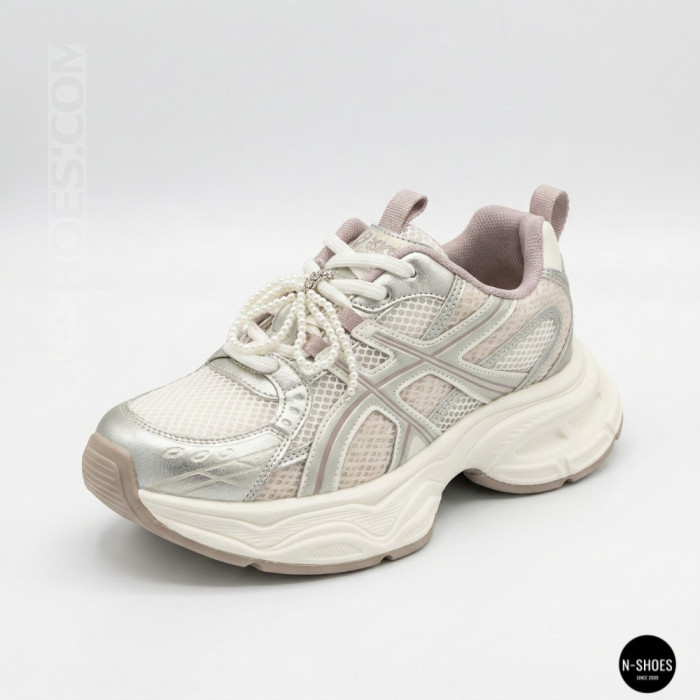 Allsy Lonza 206901 yr17-1 silver 6167 Women's Sneakers Asics Style