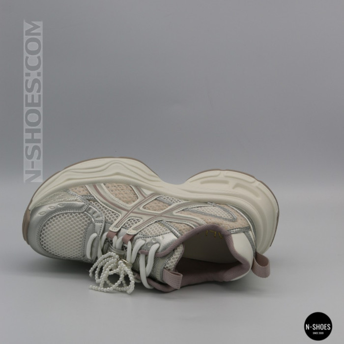 Allsy Lonza 206901 yr17-1 silver 6167 Women's Sneakers Asics Style