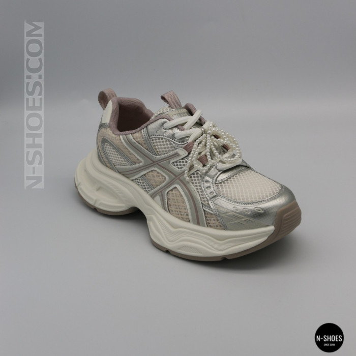 Allsy Lonza 206901 yr17-1 silver 6167 Women's Sneakers Asics Style