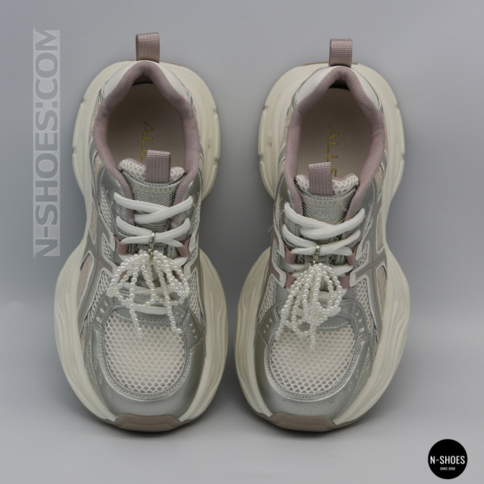 Allsy Lonza 206901 yr17-1 silver 6167 Women's Sneakers Asics Style