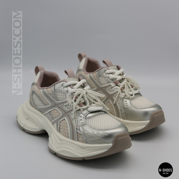 Allsy Lonza 206901 yr17-1 silver 6167 Women's Sneakers Asics Style