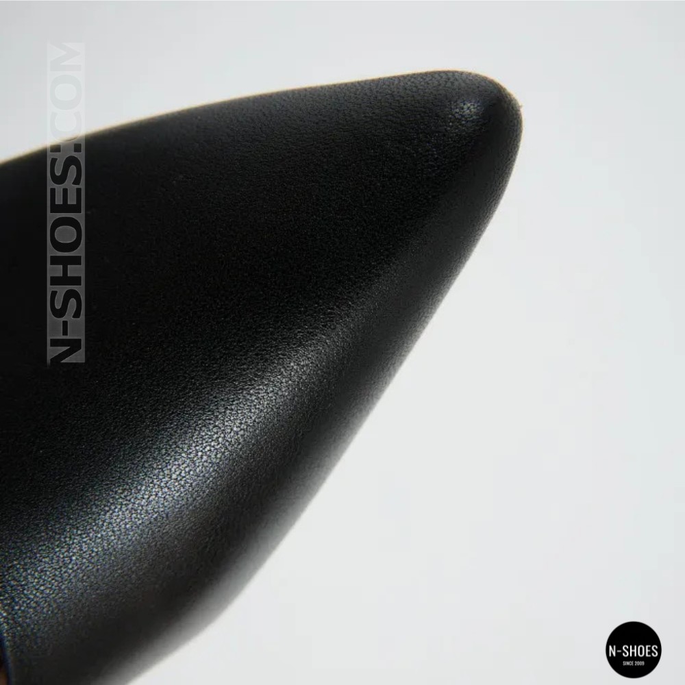 Жіночі чорні туфлі-босоніжки на стійкому каблуці французькому Fabio Monelli 212267 22a649-a288-y314ts black fm 6169