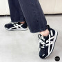 Жіночі чорні кеди Allsy 207876 1609-1 Black Lonza 212543 6170 в стилі Onitsuka Tiger Mexico 66