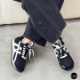 Жіночі чорні кеди Allsy 207876 1609-1 Black Lonza 212543 6170 в стилі Onitsuka Tiger Mexico 66
