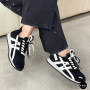 Жіночі чорні кеди Allsy 207876 1609-1 Black Lonza 212543 6170 в стилі Onitsuka Tiger Mexico 66