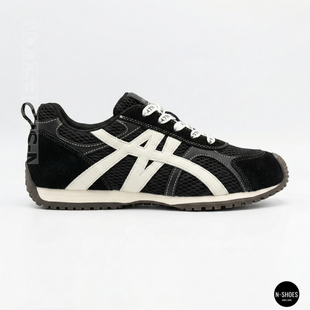 Жіночі чорні кеди Allsy 207876 1609-1 Black Lonza 212543 6170 в стилі Onitsuka Tiger Mexico 66