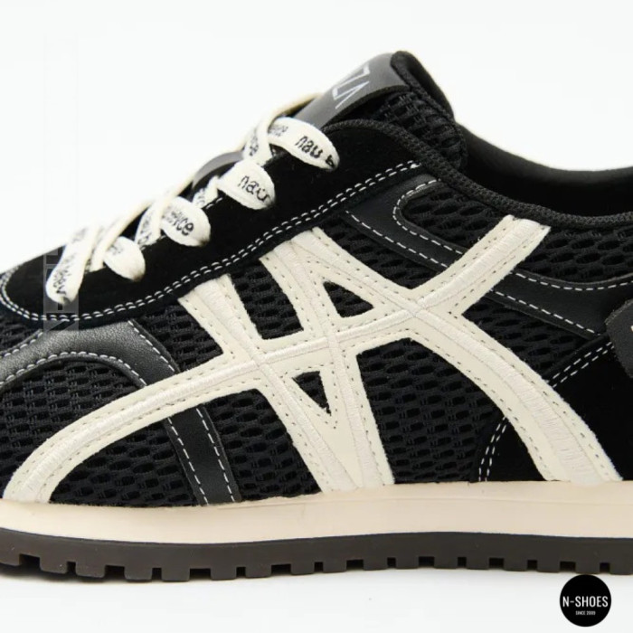 Женские черные кеды Allsy 207876 1609-1 Black Lonza 212543 6170 в стиле Onitsuka Tiger Mexico 66
