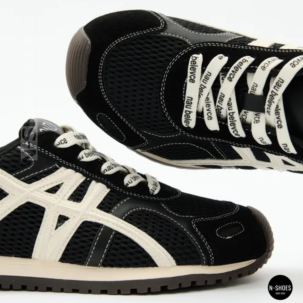 Жіночі чорні кеди Allsy 207876 1609-1 Black Lonza 212543 6170 в стилі Onitsuka Tiger Mexico 66