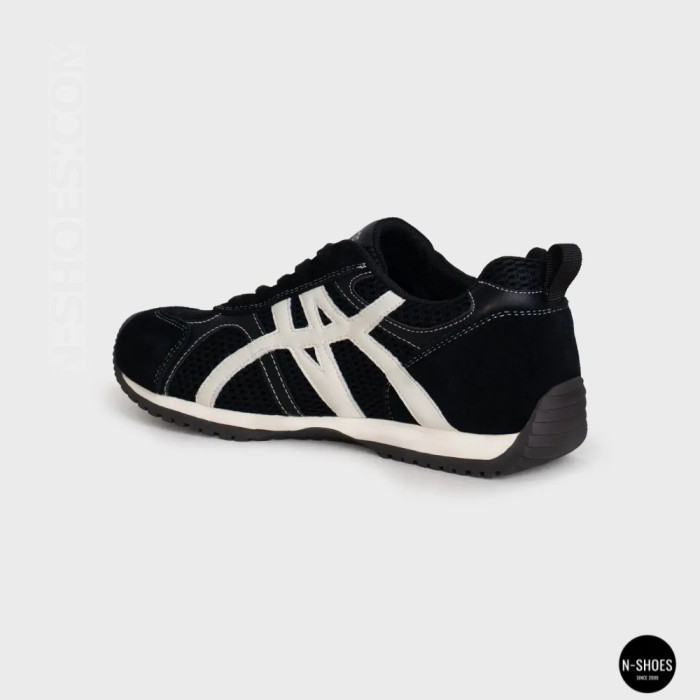 Женские черные кеды Allsy 207876 1609-1 Black Lonza 212543 6170 в стиле Onitsuka Tiger Mexico 66