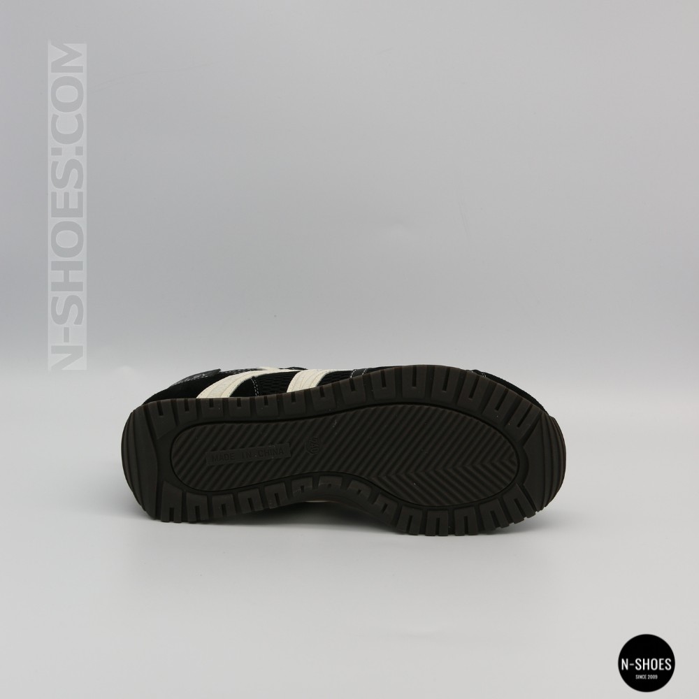 Жіночі чорні кеди Allsy 207876 1609-1 Black Lonza 212543 6170 в стилі Onitsuka Tiger Mexico 66