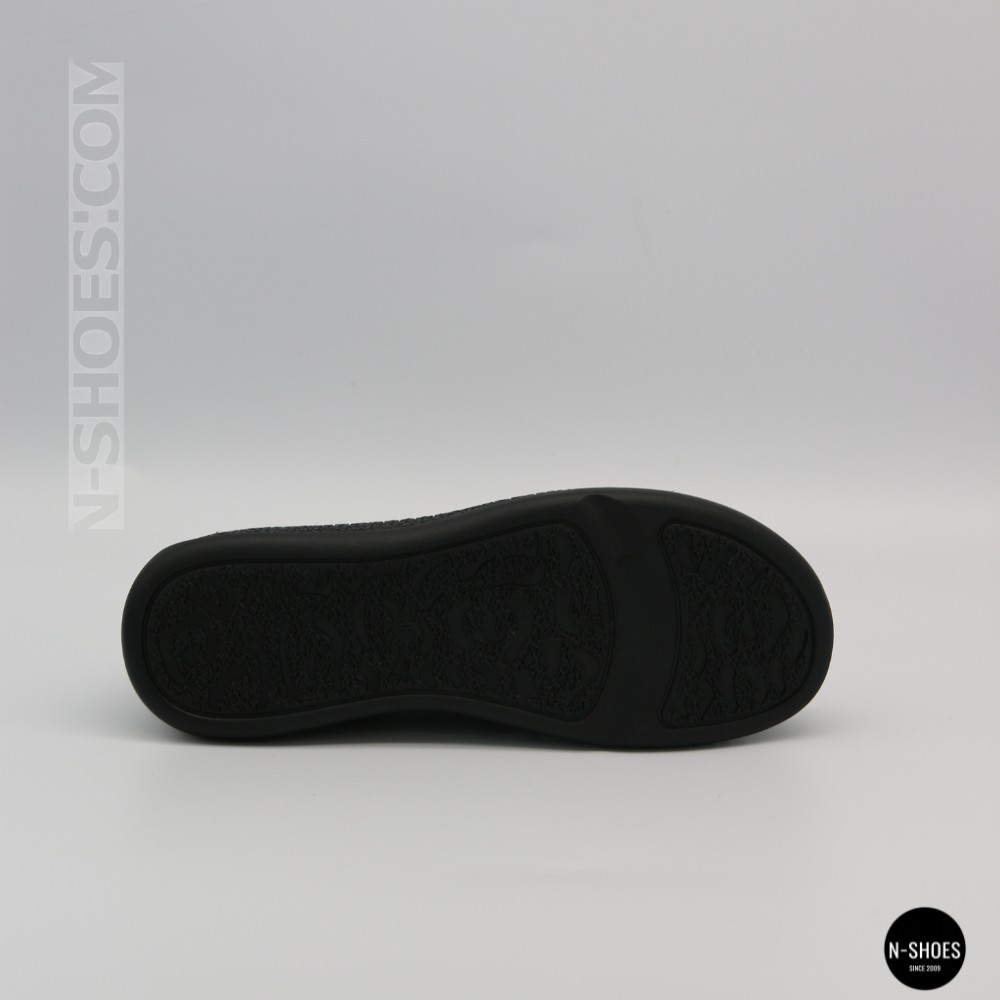 Жіночі чорні шкіряні кеди-мокасини Allsy 207743 q1-01-2 Black 6172