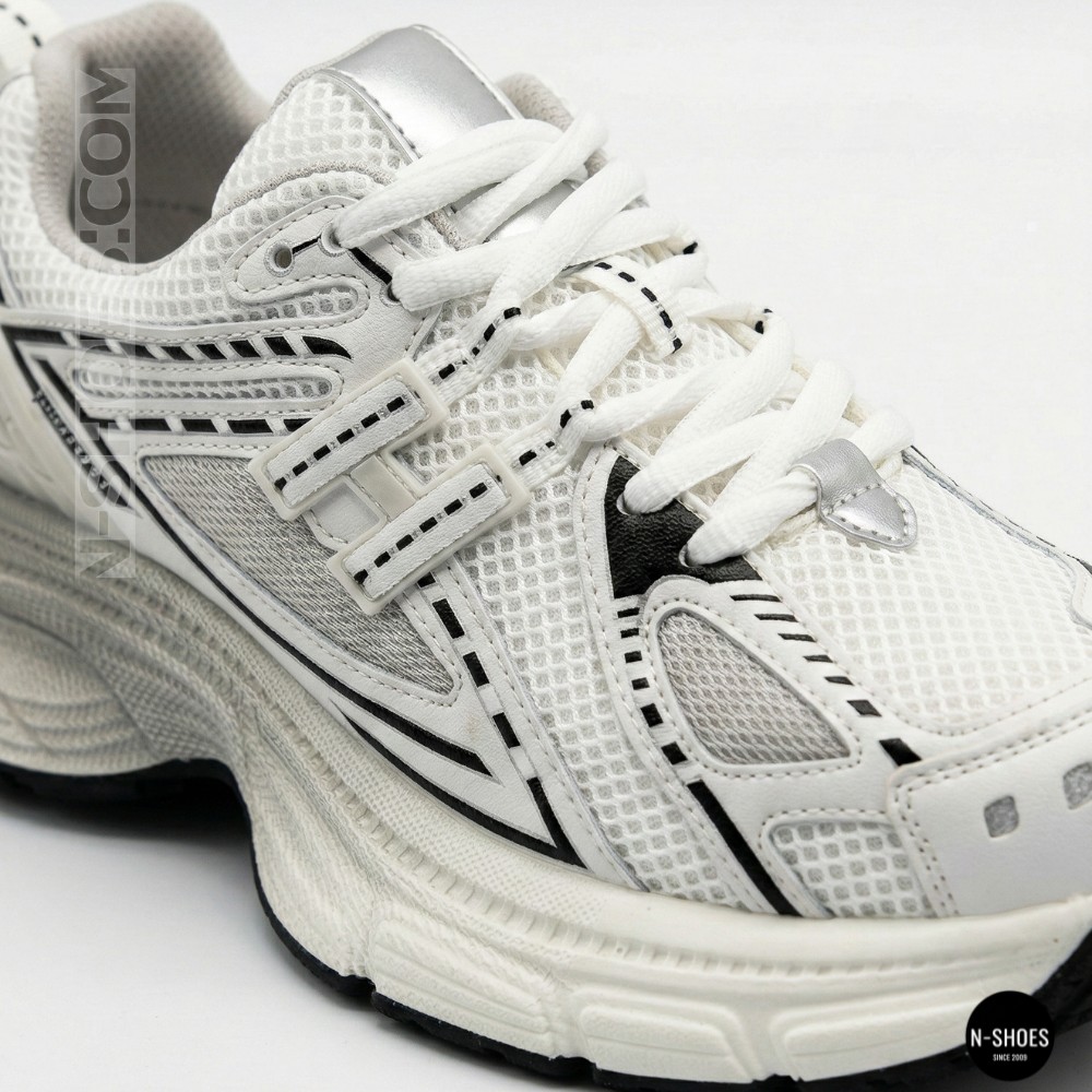 Трендові жіночі білі кросівки на платформі Allsy 207728 25k66d050-1 white 6174