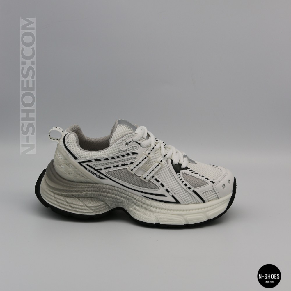 Трендові жіночі білі кросівки на платформі Allsy 207728 25k66d050-1 white 6174