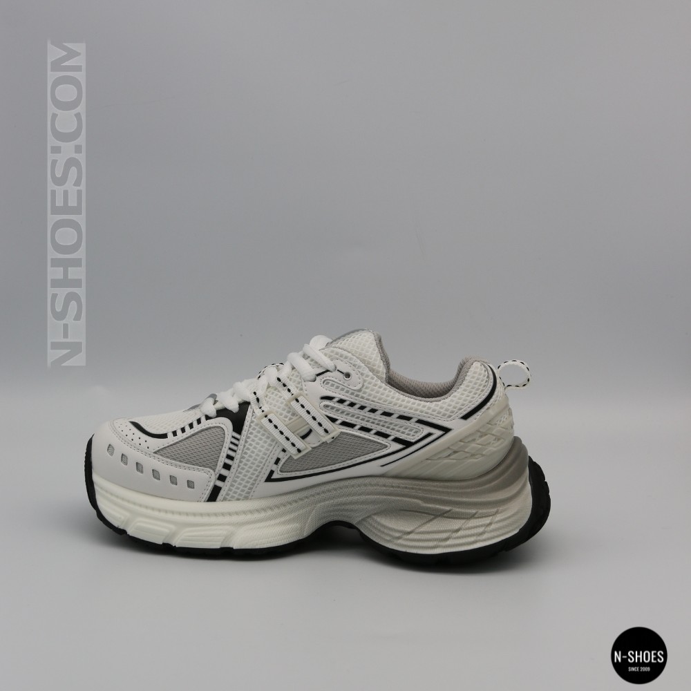 Трендові жіночі білі кросівки на платформі Allsy 207728 25k66d050-1 white 6174