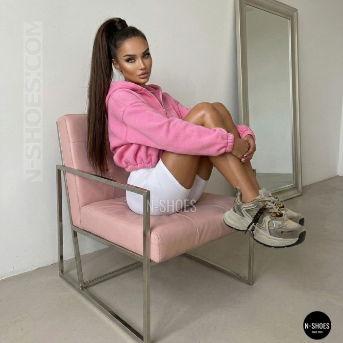 Женские кроссовки на платформе Allsy 211243 25z51d2792-1 lonza beige 6175