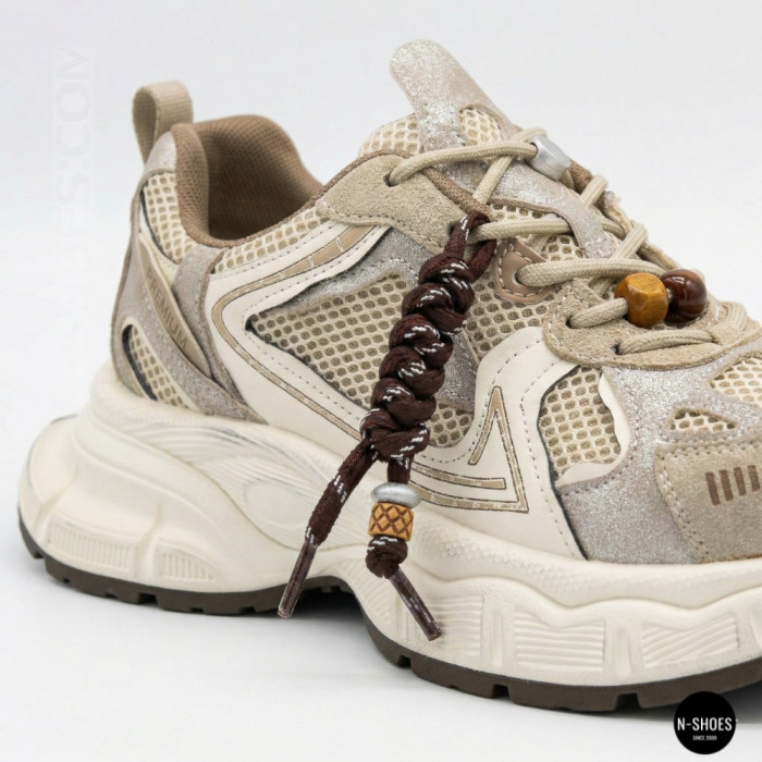 Жіночі кросівки на платформі Allsy 211243 25z51d2792-1 lonza beige 6175