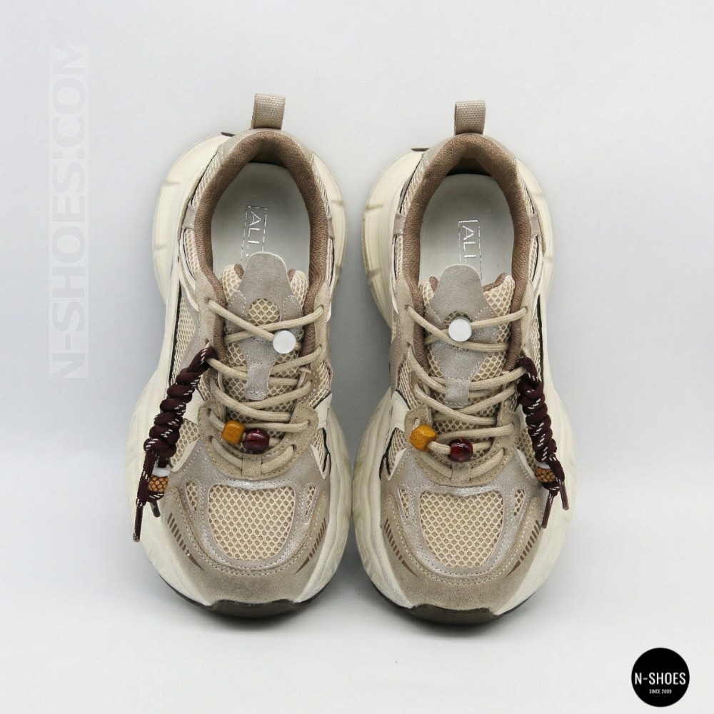 Жіночі кросівки на платформі Allsy 211243 25z51d2792-1 lonza beige 6175