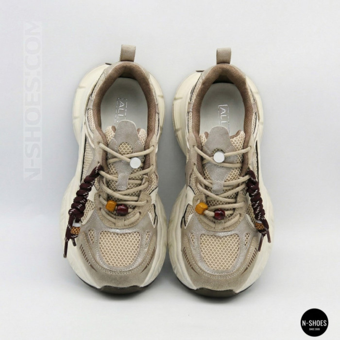 Жіночі кросівки на платформі Allsy 211243 25z51d2792-1 lonza beige 6175