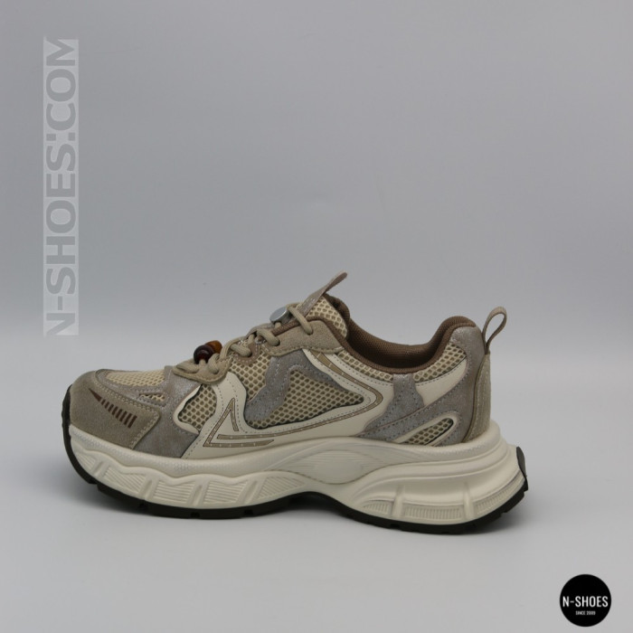 Жіночі кросівки на платформі Allsy 211243 25z51d2792-1 lonza beige 6175
