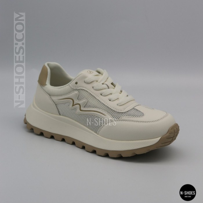 Comfortable Platform Sneakers Allsy 207015 zy2501-2 milk-beige 6176