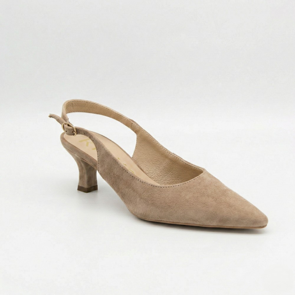 Бежеві туфлі-слінгбеки Ryłko (Польща) ISLA C5EY4___ _4RG 6178 на невисоких підборах